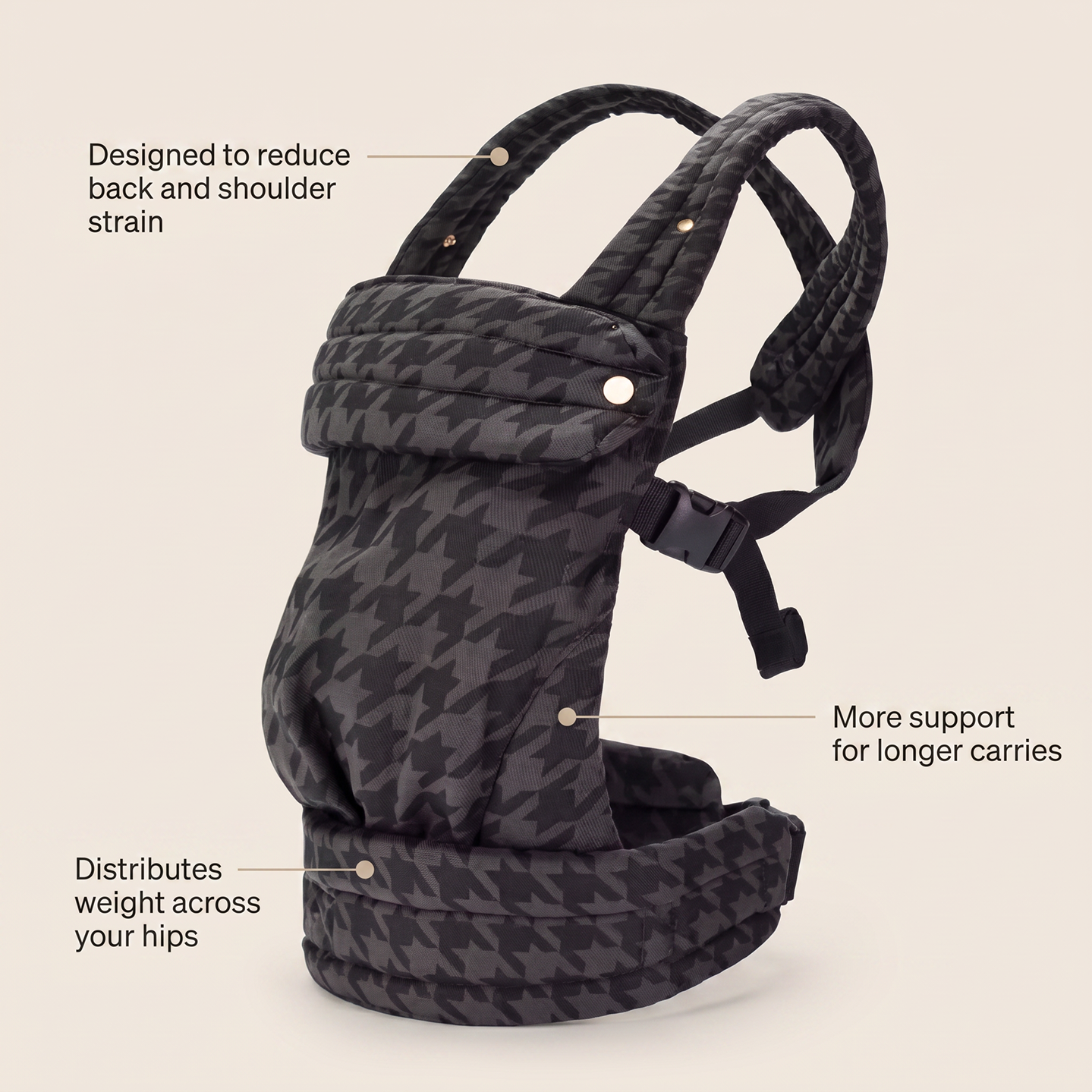Gray Houndstooth